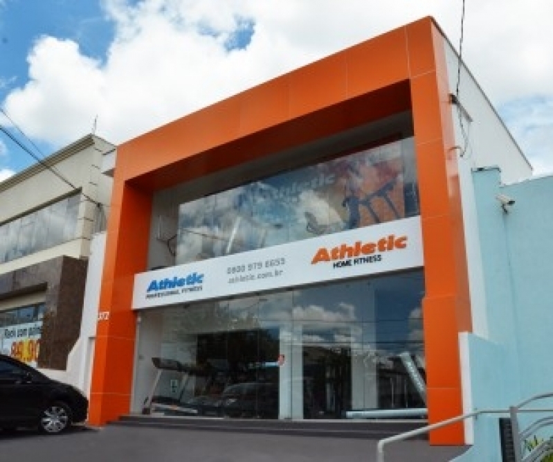 Fachada Comercial Acm Barra Funda - Fachada com Acm