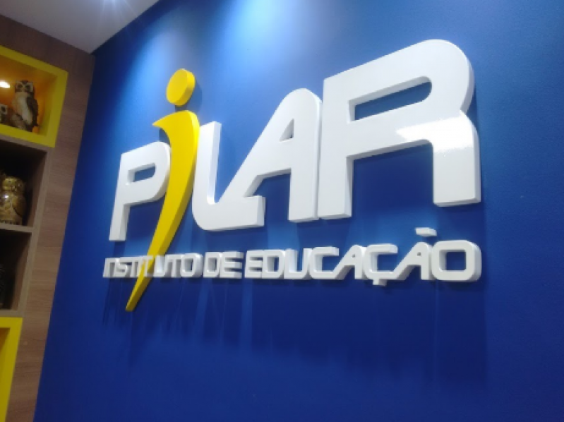Letra Caixa de Pvc São Miguel Paulista - Letra Caixa de Acm