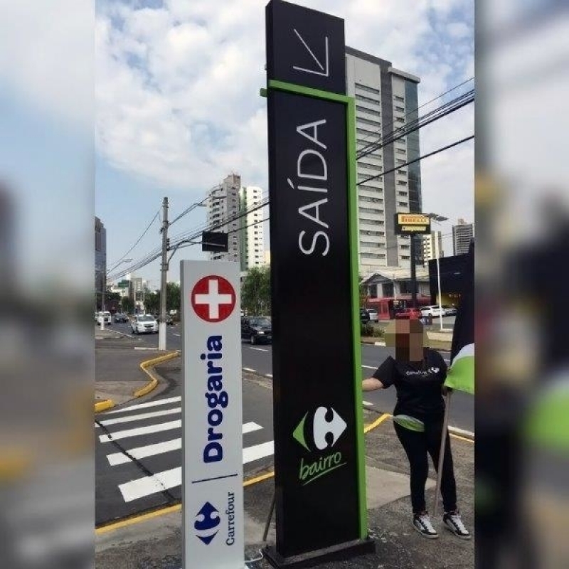 Procuro por Totem Fachada Interlagos - Totem Informativo