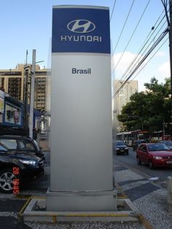 Totem de Sinalização Vila Sônia - Totem Publicitário