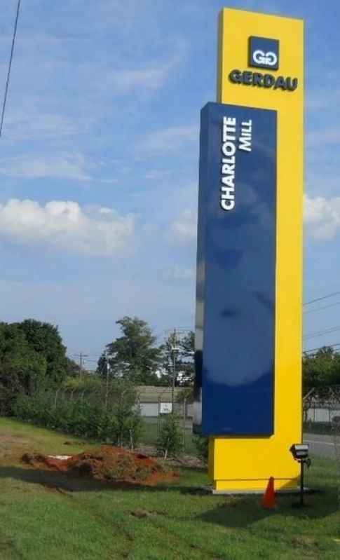 Totem para Sinalização Parque São Lucas - Totem para Sinalização